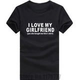 I LOVE MY GIRLFRIEND Funny Guy T Shirt